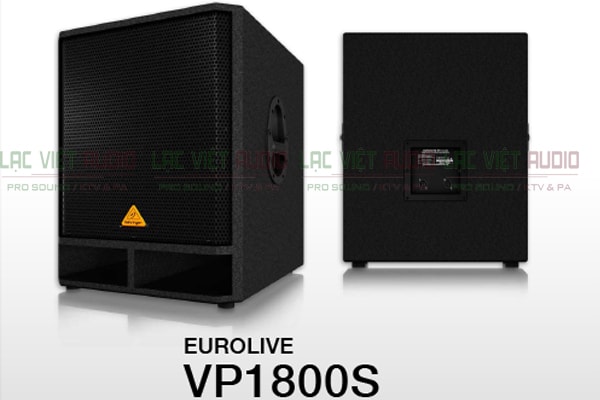 Mặt trước và sau Loa siêu trầm Eurolive VP1800S Lạc Việt Audio