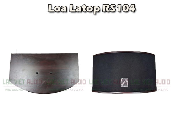 Mặt trên và mặt trước của Loa Latop RS 104 - Lạc Việt Audio