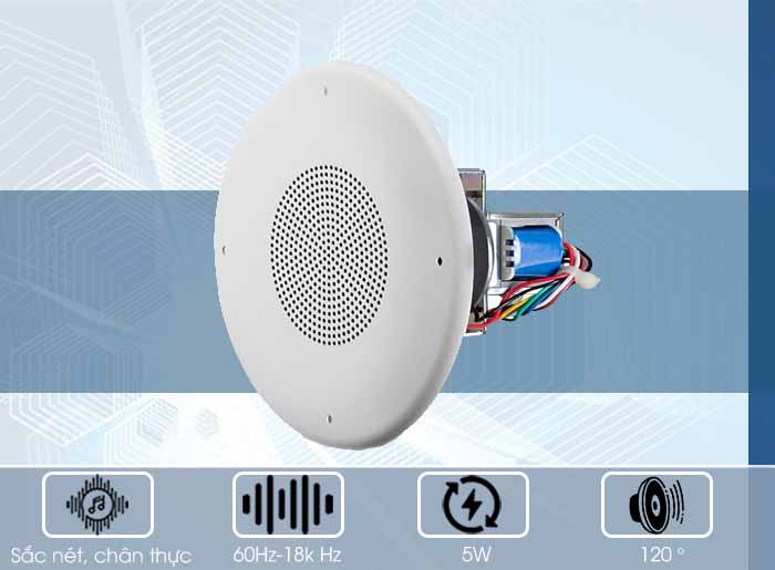 Loa âm trần JBL CSS 8008 công nghệ hiện đại