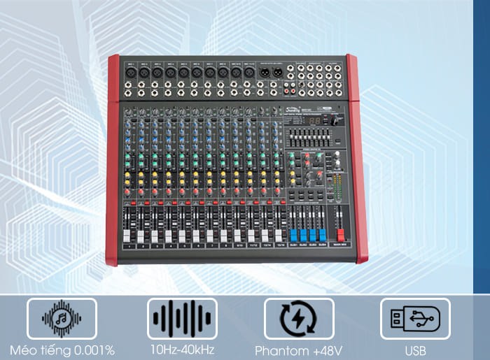 Bàn mixer Soundking MIX08C mang đến trải nghiệm tuyệt vời