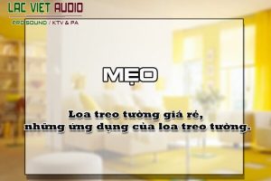 Loa treo tường giá rẻ, những ứng dụng của loa treo tường.