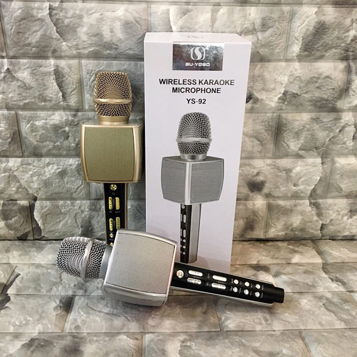 Mic hát karaoke bluetooth YS92: 500.000 đồng
