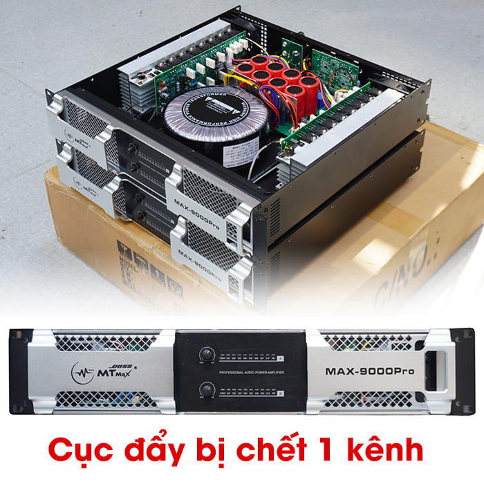 4. Cục đẩy bị chết 1 kênh cần kiểm tra sò xem có bị cháy hay không