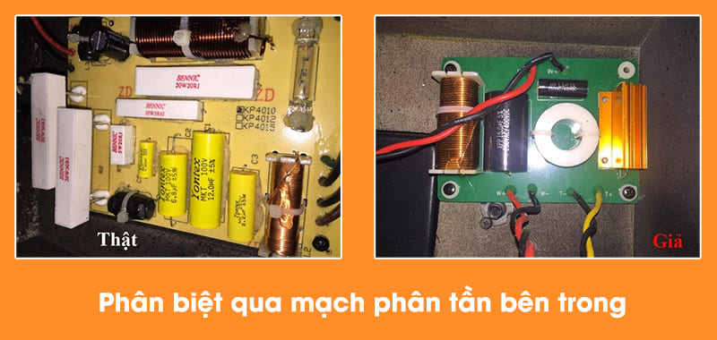Vỉ phân tần hàng chính hãng đầy đủ linh kiện chắc chắn trong khi hàng nhái thì ít linh kiện, rẻ tiền
