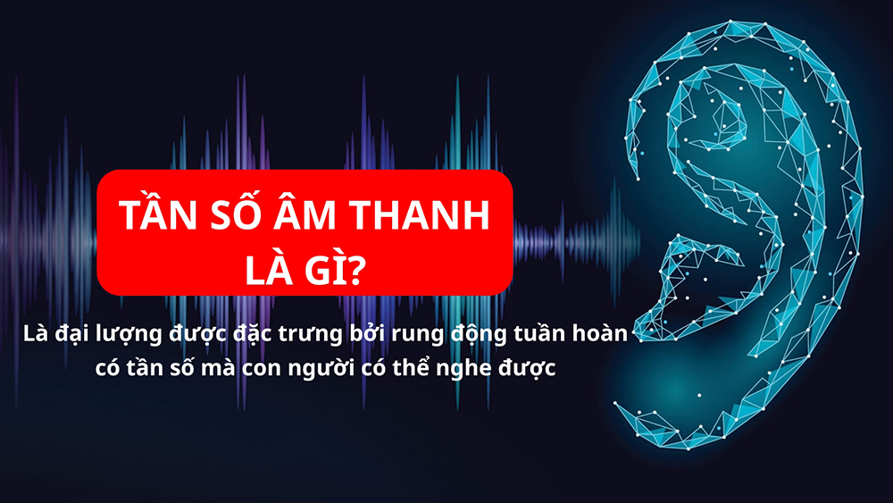 Tần số âm thanh Là đại lượng được đặc trưng bởi rung động tuần hoàn có tần số mà con người có thể nghe được