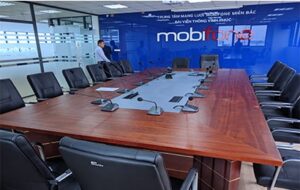 Lắp đặt âm thanh phòng họp Trung tâm mạng lưới Mobifone miền Bắc- Đài viễn thông Vĩnh Phúc