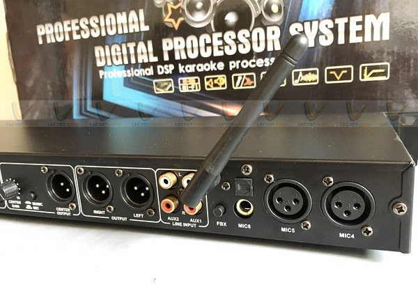 JBL DSP 600 hỗ trợ nhiều nguồn nhạc đầu vào như bluetooth, optical, cổng AV