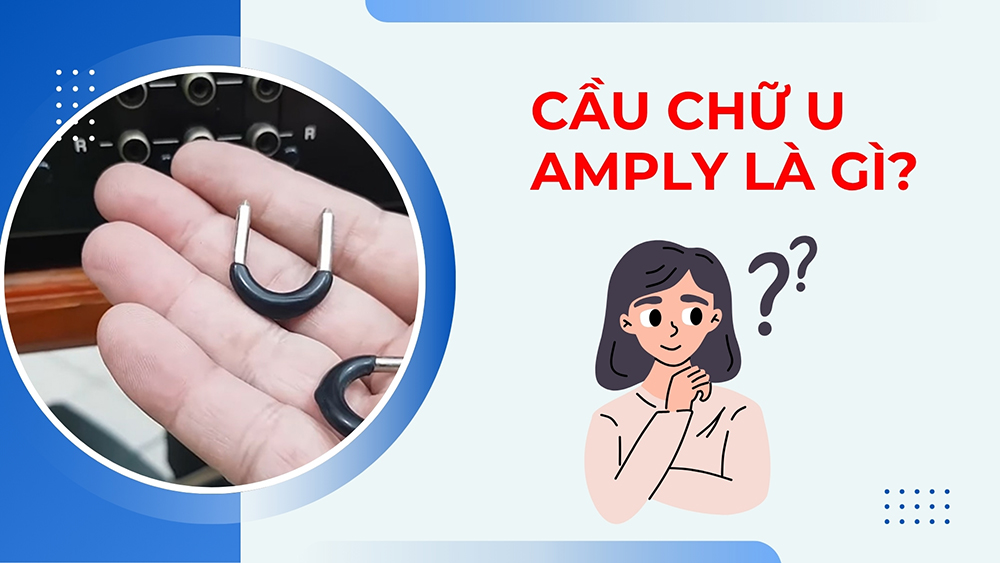 Cầu chữ U amply là một chi tiết linh kiện nhỏ có trên amply thường dùng để nối 2 cổng INPUT và OUTPUT cạnh nhau.