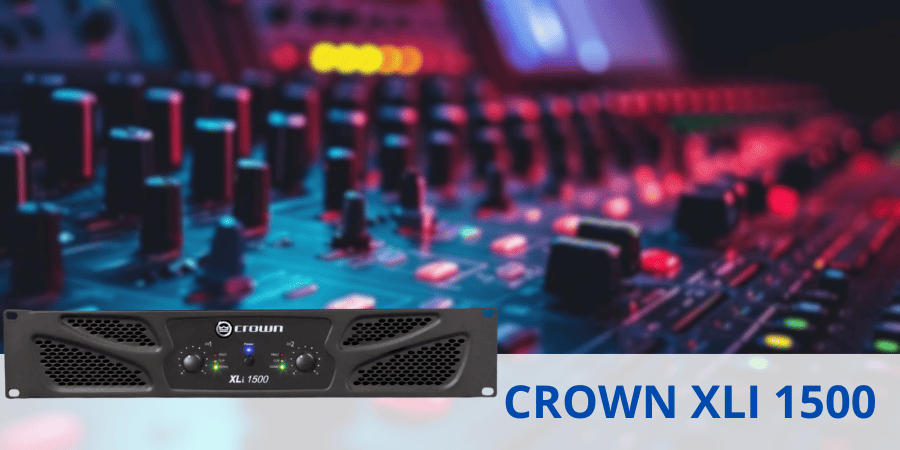 Cục đẩy Crown XLi 1500 là dòng đẩy 2 kênh công suất 300W thích hợp cho hệ thống âm thanh gia đình