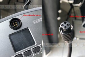Cách cắm cần micro vào máy hội thảo