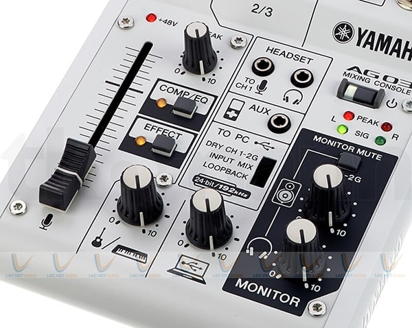 Mua mixer Yamaha AG03 chính hãng giá tốt tại Lạc Việt Audio