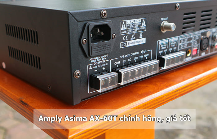 Mua amply thông báo Asima AX-60T chính hãng tại Lạc Việt Audio