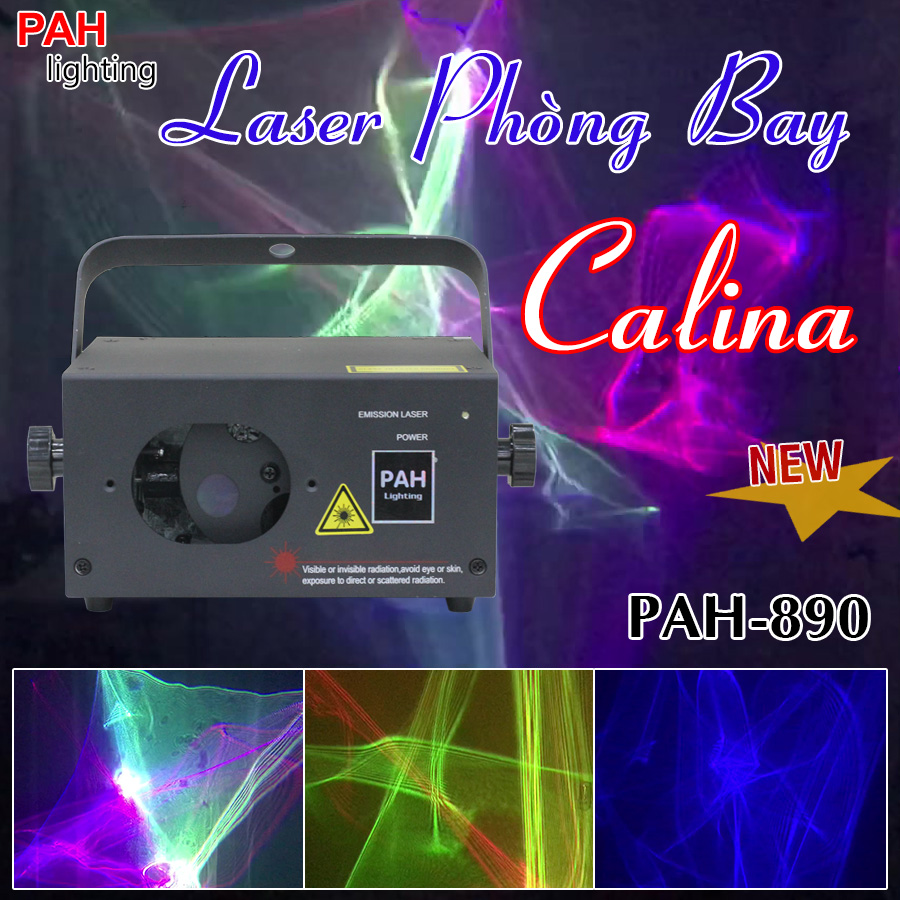 Đèn Laser Bay phòng 3D Calina mới nhất cho phòng Karaoke VIP