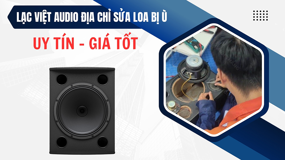 Chỉ nên sửa loa bị ù tại nhà với các lỗi đơn giản còn nếu cần thay thế linh kiện thì hãy mang ra tiệm