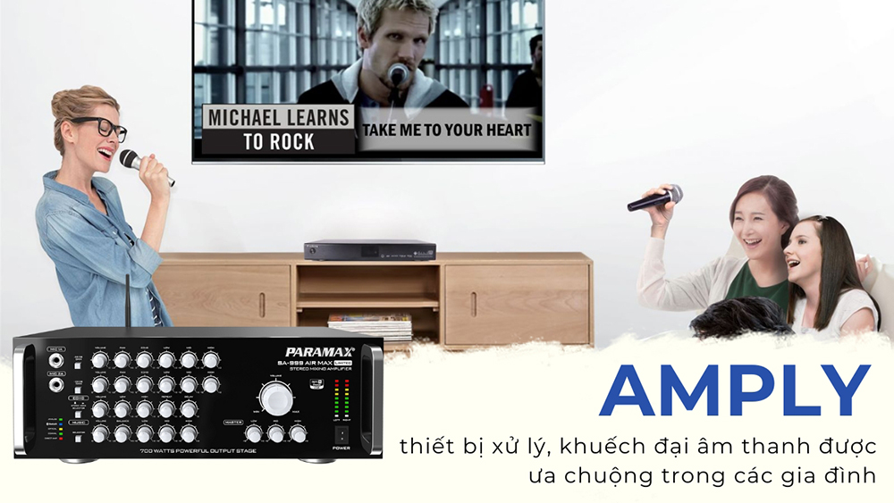 Amply - thiết bị xử lý, khuếch đại âm thanh được ưa chuộng trong các gia đình