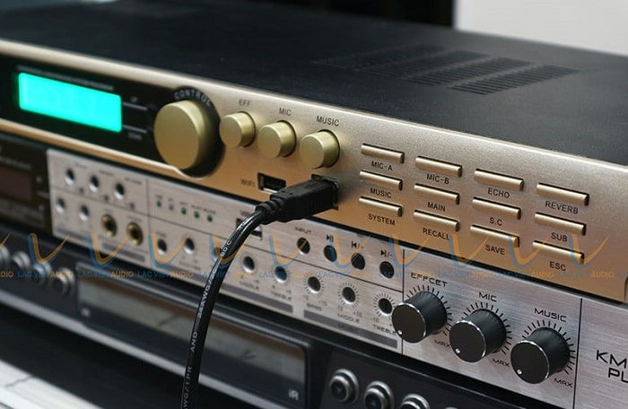 MIX X-V350 cho phép kết nối nhiều nguồn nhạc khác nhau