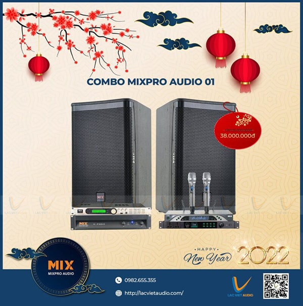 Dàn karaoke gia đình 5 triệu MIXpro Audio 01