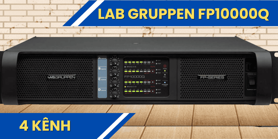 Cục đẩy nguồn xung 4 kênh Lab Gruppen FP10000Q