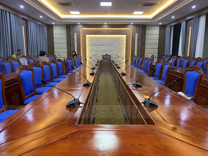 Hệ thống micro cổ ngỗng có dây cho phòng họp tại Thái Nguyên
