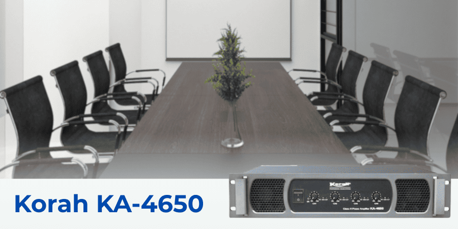 Cục đẩy 4 kênh cao cấp Korah KA-4650 đến từ Việt Nam, cho ra công suất mỗi kênh lên đến 800W