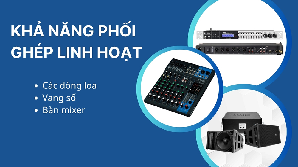 Đẩy 80 sò có khả năng phối ghép tốt