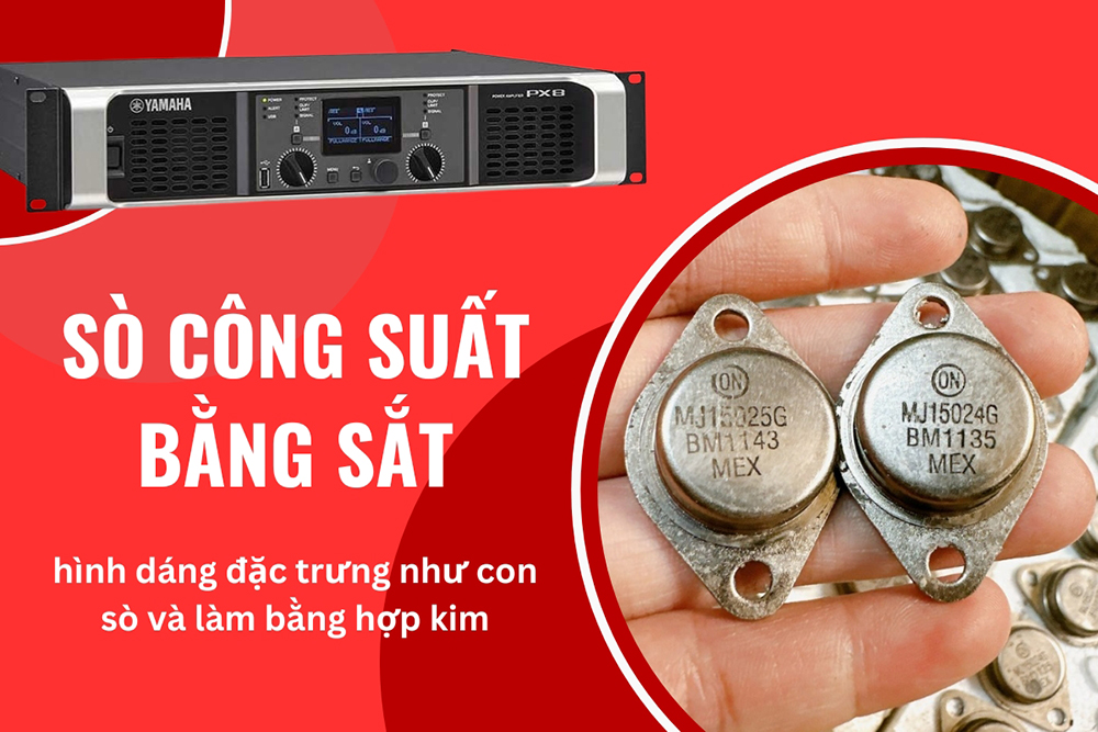Sò công suất bằng sắt có hình dáng đặc trưng như con sò và làm bằng hợp kim Sò công suất bằng sắt có hình dáng đặc trưng như con sò và làm bằng hợp kim