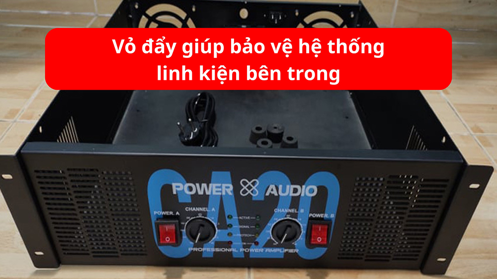 Vỏ đẩy giúp bảo vệ hệ thống linh kiện bên trong Vỏ đẩy giúp bảo vệ hệ thống linh kiện bên trong