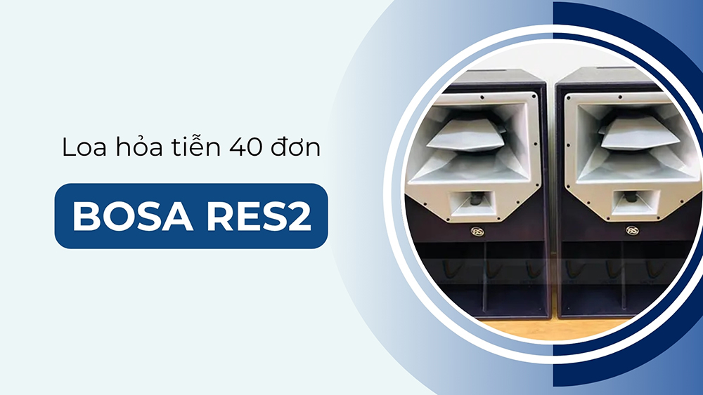 Giá loa hỏa tiễn 4 tấc Bosa RES2: 22.350.000 đồng
