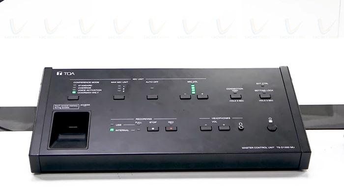 Các phím chức năng chính trên bộ điều khiển trung tâm TOA TS-D1000-MU