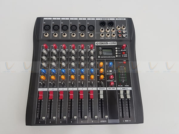 Mixer 6 line có thiết kế nhỏ gọn cùng khả năng xử lý âm thanh chuyên nghiệp