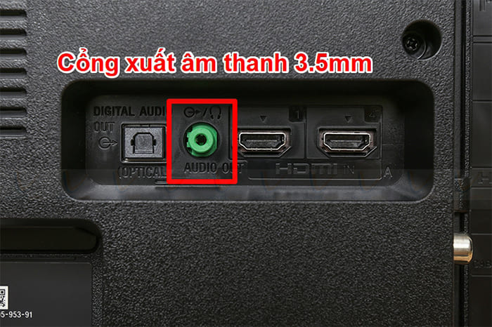 Kết nối mixer G4 với tivi qua giắc 3.5mm
