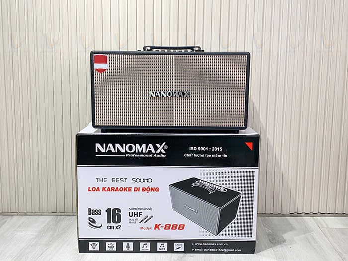 Loa Nanomax K888 - thay thế cho dàn karaoke chuyên nghiệp