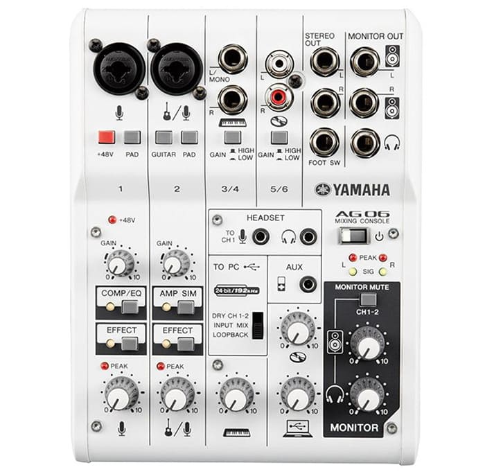 Bàn mixer thu âm Yamaha AG06