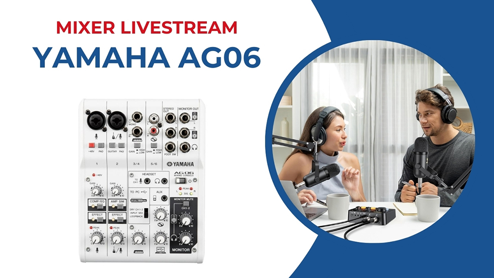Livestream video mixer Yamaha AG06