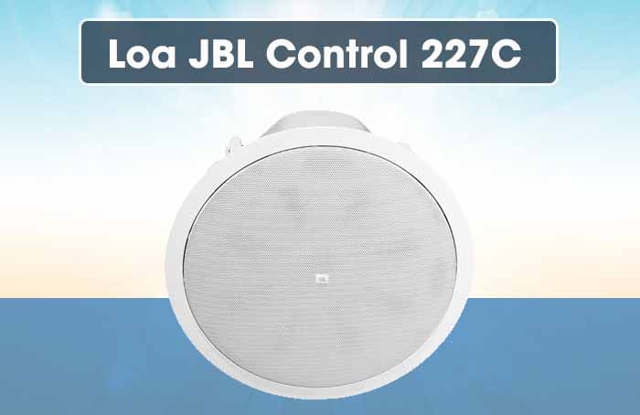 Loa âm trần JBL Control 227C nhỏ gọn, dễ lắp đặt