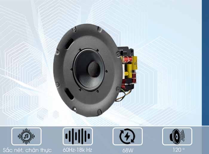Loa âm trần JBL Control 227CT tái tạo âm thanh hoàn hảo Loa âm trần JBL Control 227CT tái tạo âm thanh hoàn hảo