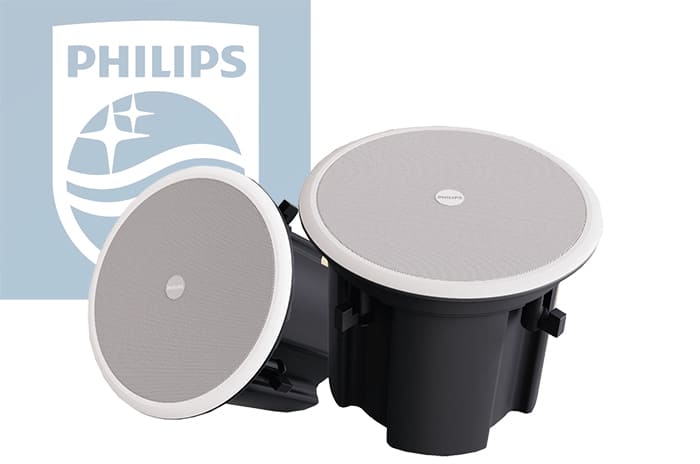 Loa âm trần Philips CSS3918 có thiết kế đơn giản với gam màu trắng thanh lịch