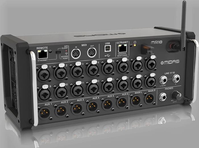 Mua bàn mixer Midas MR18 chính hãng, giá tốt tại lạc việt audio
