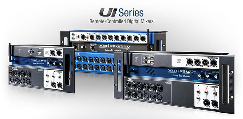 Series UI - Dòng mixer Soundcraft digital ấn tượng