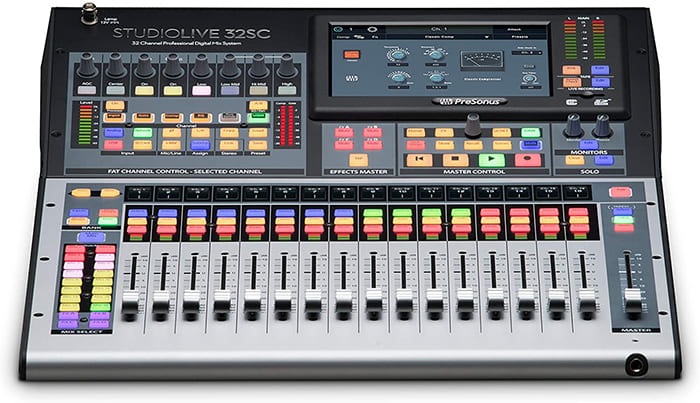 StudioLive 32SC được dùng cho các hệ thống âm thanh như hội trường, sân khấu