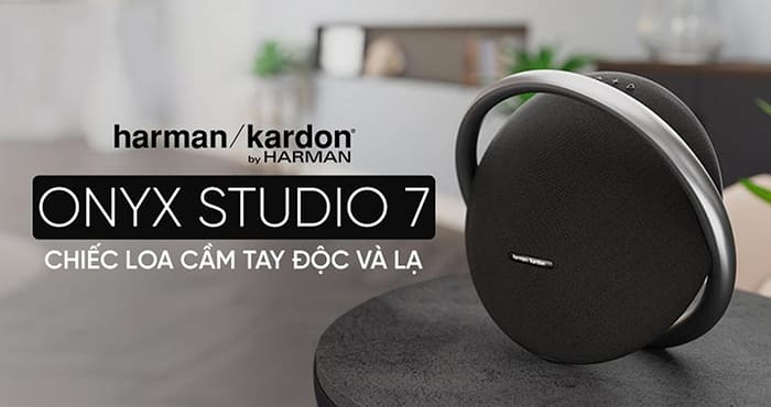 Loa bluetooth năng suất rộng lớn giá cả tương đối mềm Harman Kardon Onyx Studio 7: 50W