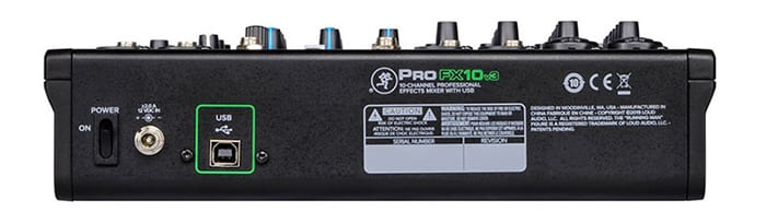 Mackie ProFX10v3 phù hợp dùng cho các phòng thu, ghi âm cá nhân