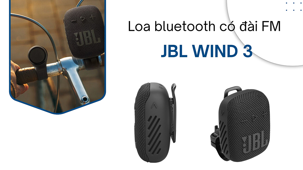 Loa bluetooth kiêm đài FM JBL Wind 3: Giá 1.990.000 đồng