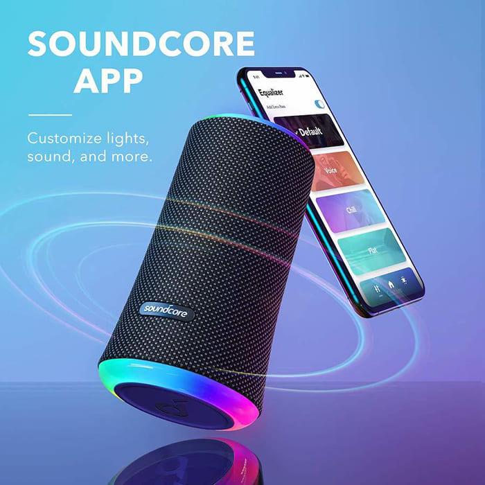 Loa bluetooth 360 độ Anker SoundCore Flare chất lượng âm thanh hay