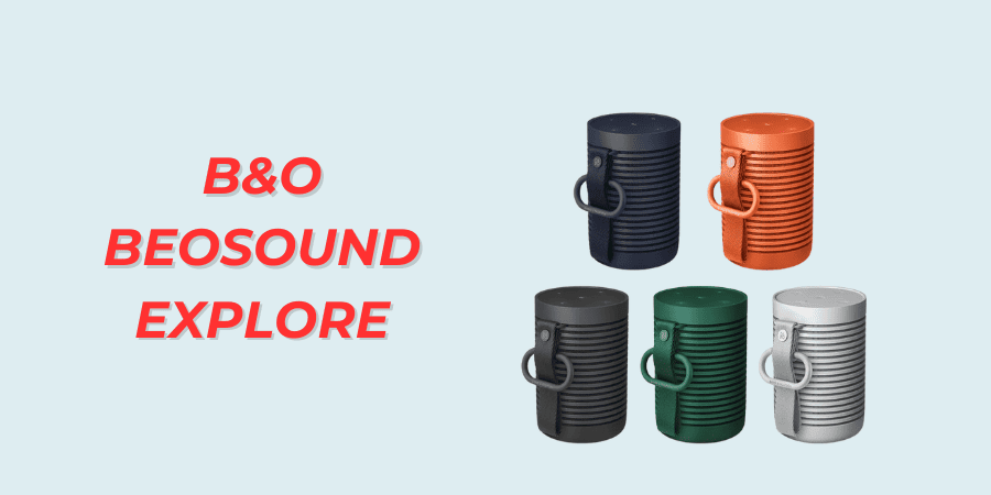Loa bluetooth mini pin trâu B&O Beosound Explore cho thời gian sử dụng pin lên đến 27 giờ