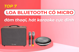 Top 7 loa bluetooth có micro đàm thoại, hát karaoke cực đỉnh