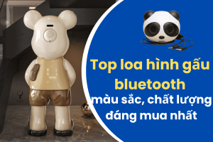 Top loa hình gấu bluetooth màu sắc, chất lượng đáng mua nhất