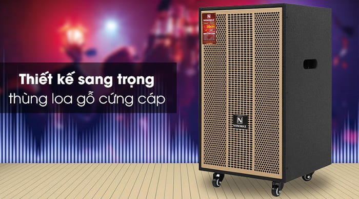 Loa kéo Nanomax công suất lớn tích hợp nhiều ưu điểm nổi bật, chất lượng âm thanh hay