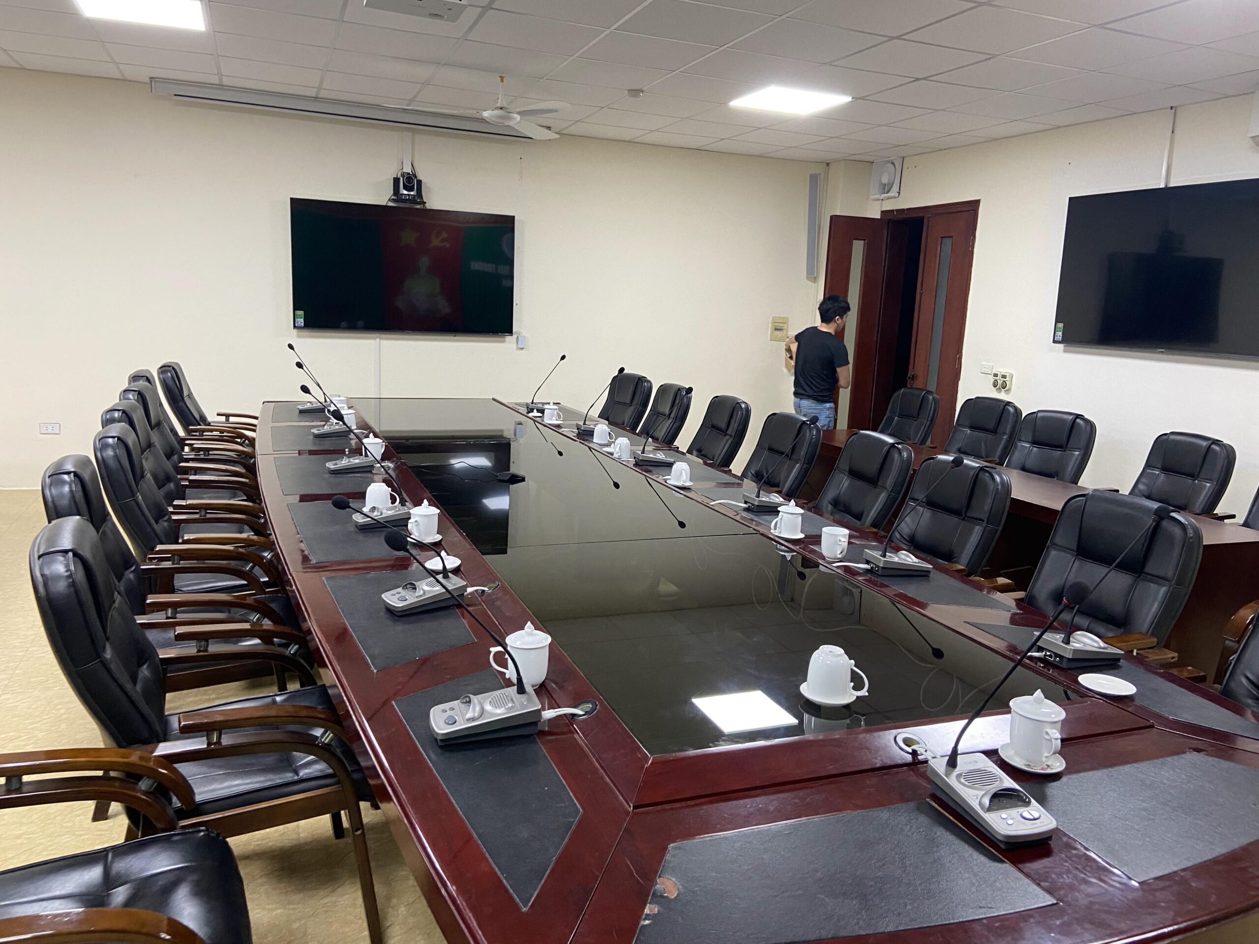 Dự án lắp đặt âm thanh hội nghị cho phòng họp tại Sở tài nguyên và môi trường tỉnh Thanh Hoá