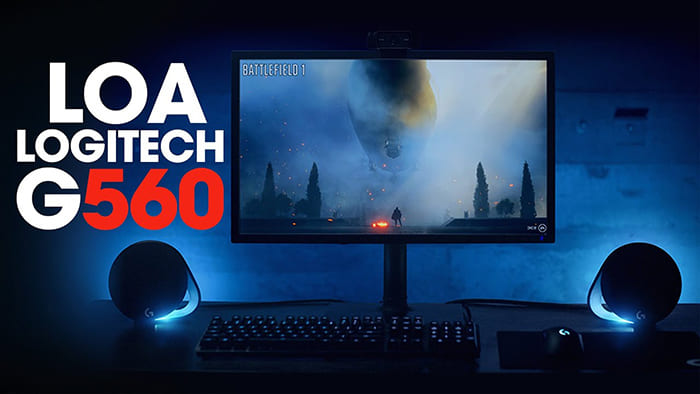 Loa máy tính bass mạnh Logitech G560: 3.900.000 đồng